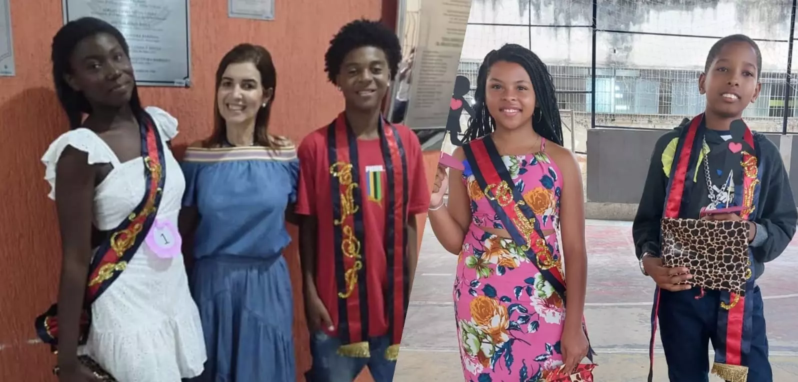 Alunos do Colégio São José participam do concurso Beleza Negra em Santos Dumont